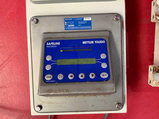 Mettler toledo safeline trechter metaaldetector opstelling - afbeelding 2 van  9