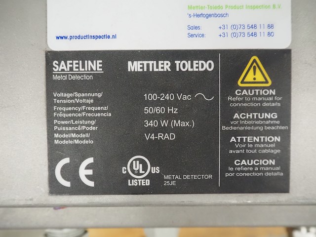 Mettler toledo / safeline - afbeelding 9 van  9