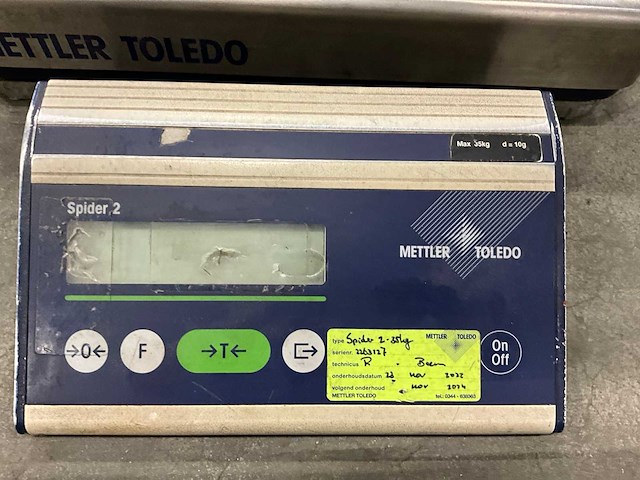Mettler toledo spider 2 vloerweegschaal - afbeelding 2 van  3