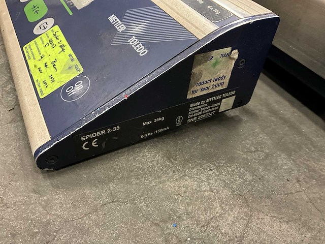 Mettler toledo spider 2 vloerweegschaal - afbeelding 3 van  3