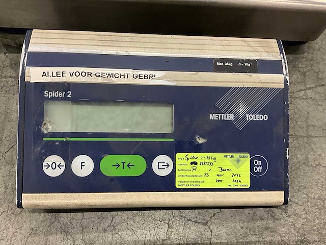 Mettler toledo spider 2 weegschaal (2x) - afbeelding 1 van  3