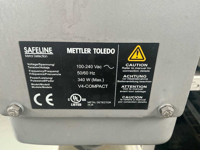 Mettler toledo v4-compact metaal detector - afbeelding 10 van  16