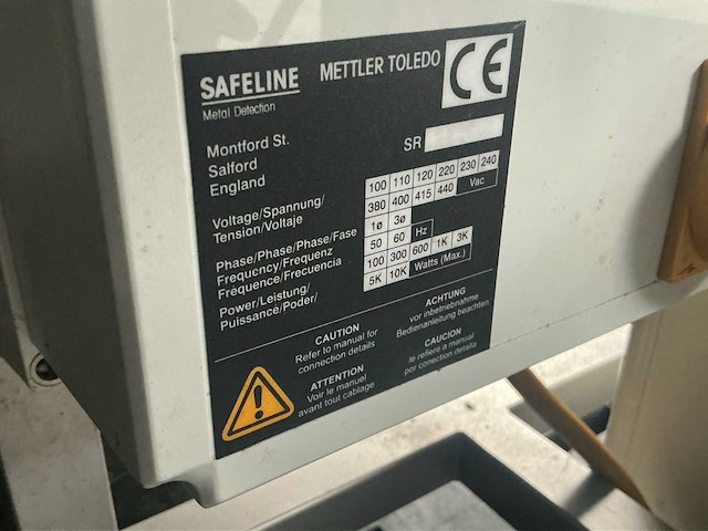 Mettler toledo v4-compact metaal detector - afbeelding 3 van  7