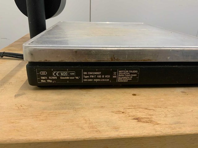 Mettler toledo weegschaal + kar - afbeelding 7 van  7