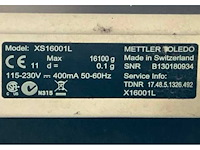 Mettler toledo xs16001l precisieweegschaal - afbeelding 2 van  2