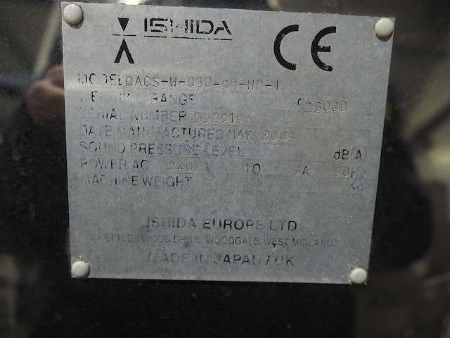 Mettler toledo/ishida - afbeelding 8 van  16