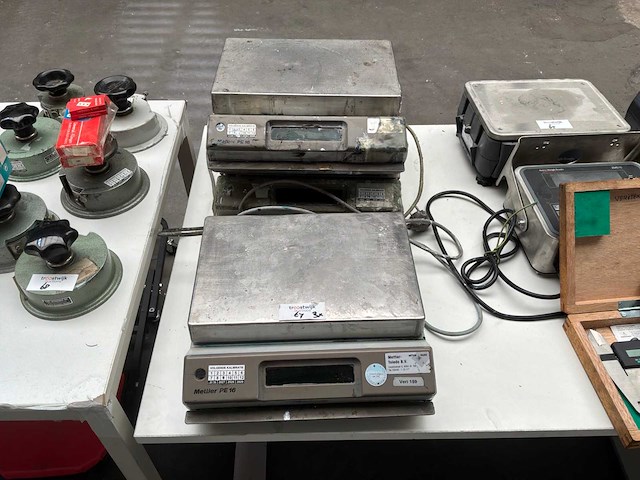 Mettler weegschaal (3x) - afbeelding 1 van  7