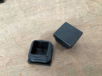 Meubeldop 25x25 mm, zwart (1150x) - afbeelding 3 van  3