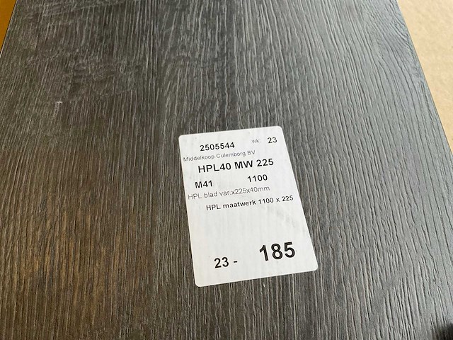 Meubelpaneel hpl 1100x225 mm - afbeelding 3 van  3