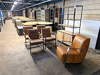 Meubels, tuinmeubels, bouwmaterialen, stellingmaterialen en units wegens bedrijfsbeëindiging