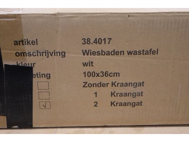 Meubelwastafel wiesbaden, flag, wit - afbeelding 8 van  9