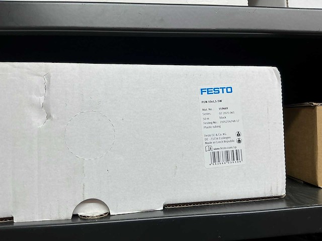 Mewaf jaloeziedeurkast met festo luchtleiding, ventielen en verlopen - afbeelding 2 van  55