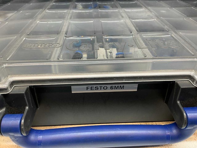 Mewaf jaloeziedeurkast met festo luchtleiding, ventielen en verlopen - afbeelding 21 van  55