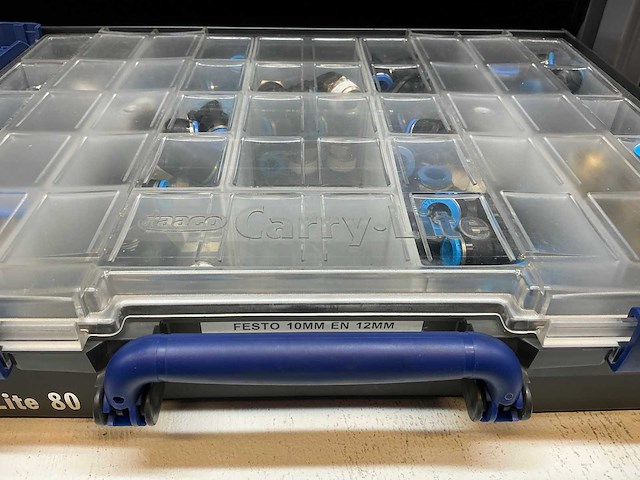 Mewaf jaloeziedeurkast met festo luchtleiding, ventielen en verlopen - afbeelding 27 van  55