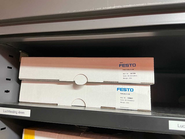 Mewaf jaloeziedeurkast met festo luchtleiding, ventielen en verlopen - afbeelding 54 van  55