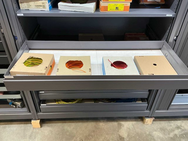 Mewaf jaloeziedeurkast met kabel - afbeelding 3 van  19