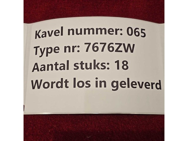 Mexlite - lina 7676zw - table lamps (18x) - afbeelding 5 van  6