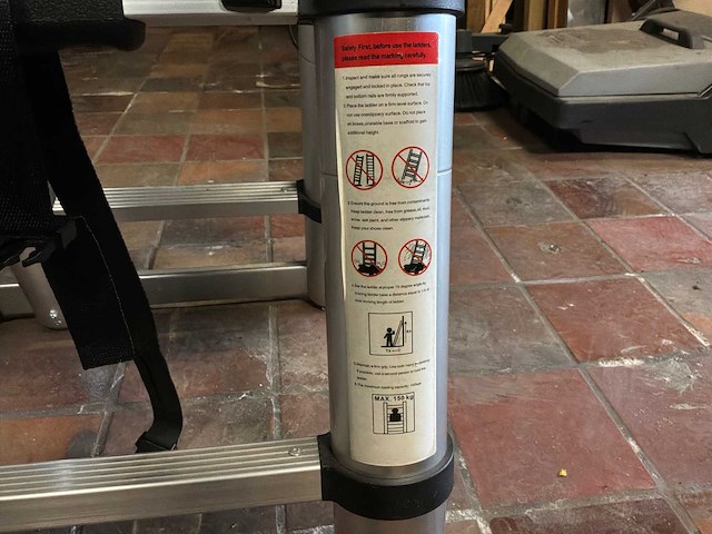 Mexxo telescopische vouwladder - afbeelding 6 van  7