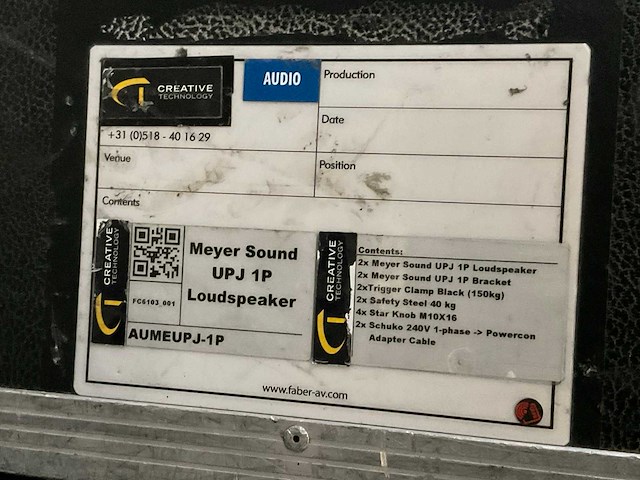Meyer sound upj-1p luidspreker (2x) - afbeelding 2 van  10