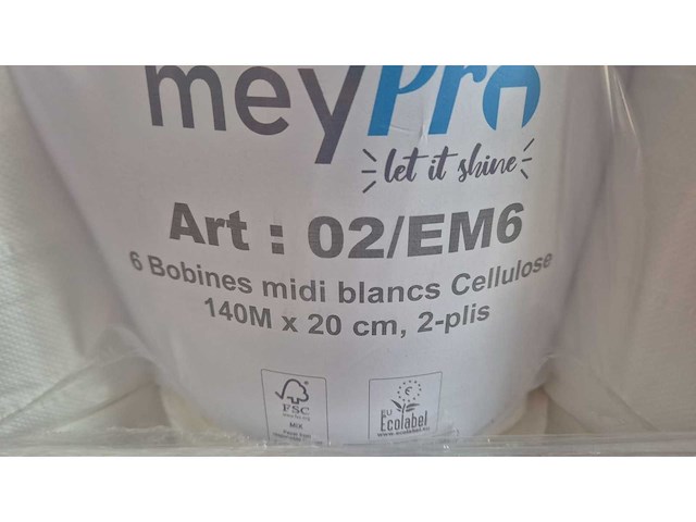 Meypro - m2 pure wadding, 2-laags - poetspapier (120x) - afbeelding 2 van  5