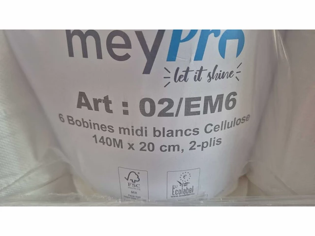 Meypro - m2 pure wadding, 2-laags - poetspapier (120x) - afbeelding 2 van  5