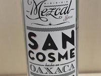 Mezcal san cosme oaxaca mexico - 70 cl - winkelverkoopprijs € 38.50 - afbeelding 2 van  3