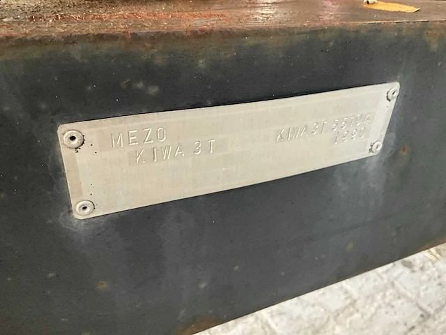Mezo - 1990 - kiwa 3t - enkelas - landbouw kipper - aanhangwagen - afbeelding 4 van  14