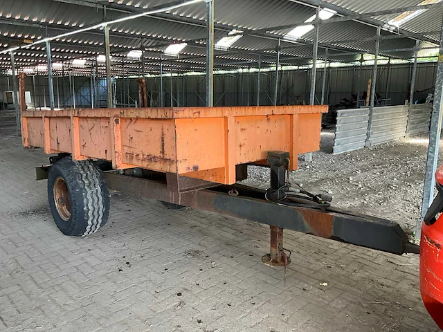 Mezo - 1990 - kiwa 3t - enkelas - landbouw kipper - aanhangwagen - afbeelding 1 van  14
