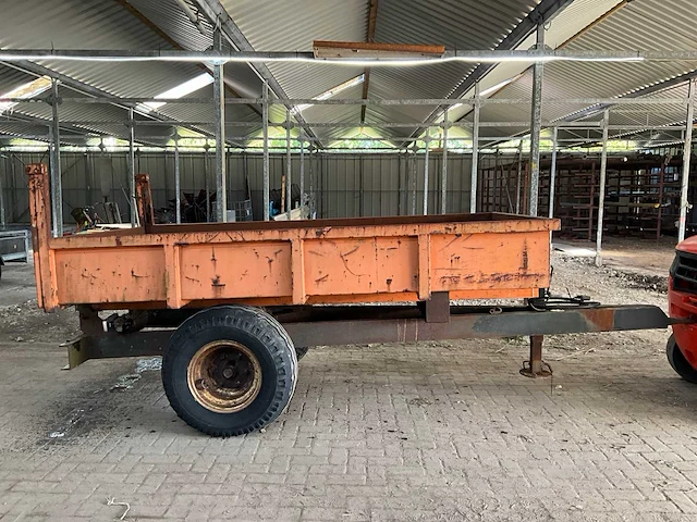 Mezo - 1990 - kiwa 3t - enkelas - landbouw kipper - aanhangwagen - afbeelding 7 van  14