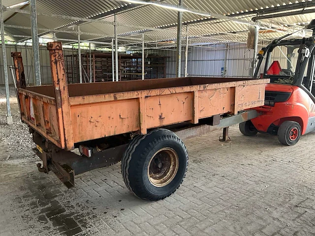 Mezo - 1990 - kiwa 3t - enkelas - landbouw kipper - aanhangwagen - afbeelding 8 van  14
