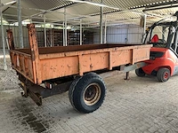 Mezo - 1990 - kiwa 3t - enkelas - landbouw kipper - aanhangwagen - afbeelding 8 van  14