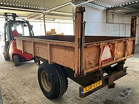 Mezo - 1990 - kiwa 3t - enkelas - landbouw kipper - aanhangwagen - afbeelding 10 van  14