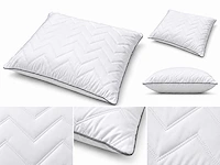 Mf85gsm usonic hoofdkussen 60x70cm long zipper (384x) - afbeelding 3 van  4