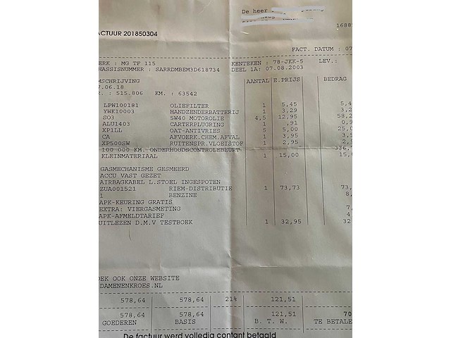 Mg - 1.6 tf 115 - 75xxx km's, apk tot juni 2027 - personenauto - afbeelding 17 van  25