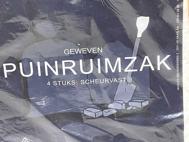 Mg puinruimzak geweven (80x) - afbeelding 2 van  3