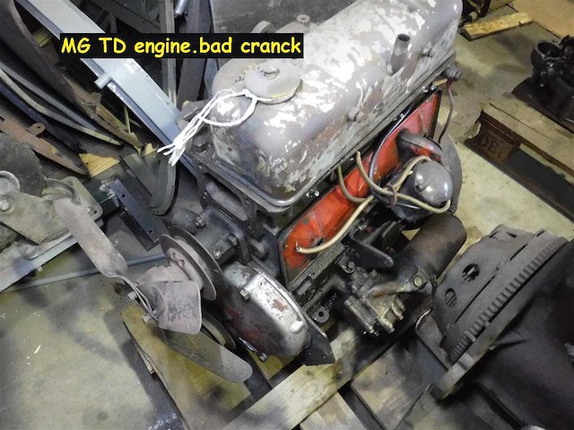 Mg td engine block | original british classic roadster engine - afbeelding 3 van  13