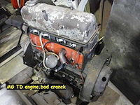 Mg td engine block | original british classic roadster engine - afbeelding 4 van  13