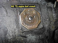 Mg td engine block | original british classic roadster engine - afbeelding 5 van  13