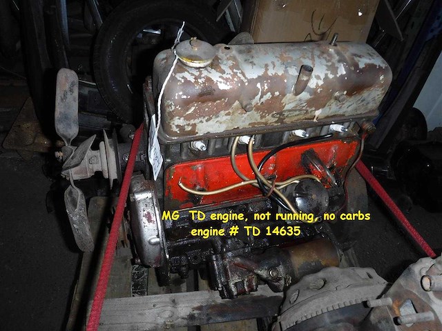 Mg td engine block | original british classic roadster engine - afbeelding 12 van  13