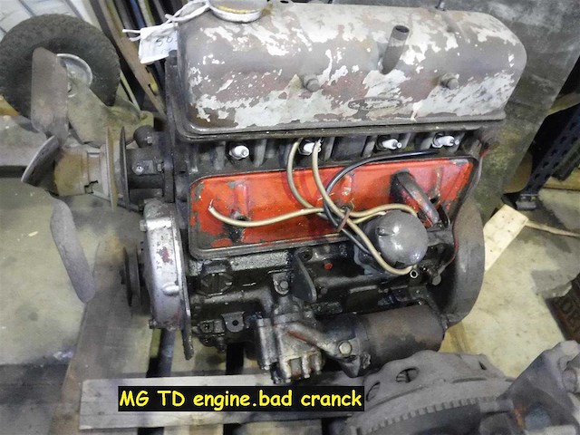 Mg td engine block | original british classic roadster engine - afbeelding 13 van  13