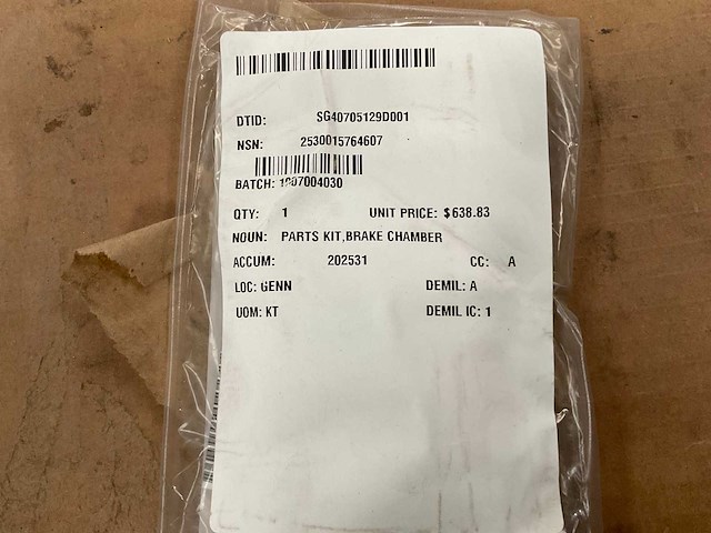 Mgm brake chamber parts kit (4x) - afbeelding 3 van  6