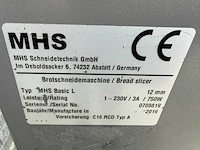 Mhs - 2019 - 12mm - broodsnijmachine - afbeelding 5 van  5