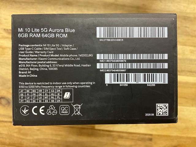 Mi 10 lite 5g mobiele telefoon - afbeelding 3 van  3