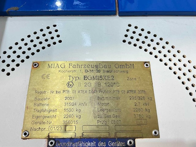 Miag - 2007 - egm15xe2 - stapelaar - afbeelding 2 van  16