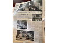 Miami herald krant - 1969 apollo 11 maanlanding - afbeelding 1 van  10