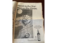 Miami herald krant - 1969 apollo 11 maanlanding - afbeelding 10 van  10