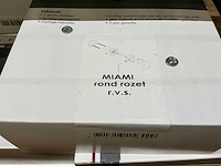 Miami rond rozet deurbeslag (192x) - afbeelding 3 van  3