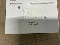 Miami rond rozet deurbeslag (30x) - afbeelding 3 van  3