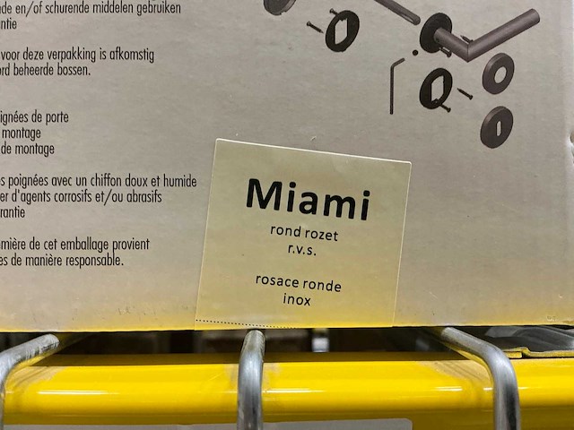 Miami rond rozet deurbeslag (32x) - afbeelding 3 van  3