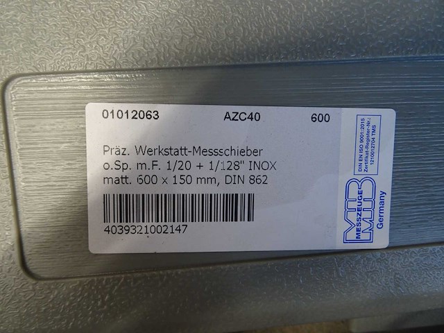 Mib - schuifmaat - afbeelding 2 van  2